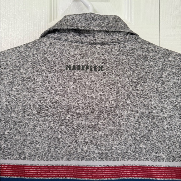 Flag & Anthem Men's Madeflex Performance Chest Stripe Polo, Size Medium - Picture 8 of 8